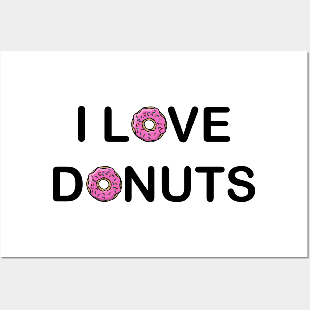 I Love Donuts Wall Art by EmmaZo